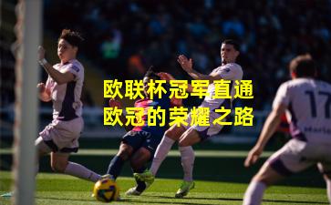 欧联杯冠军直通欧冠的荣耀之路